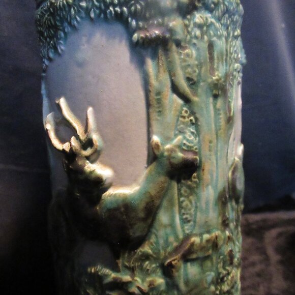 *RARE* Vintage Wick Werke Embossed Hand Painted Deer Hunter Beer Stein - Picture 10 of 16